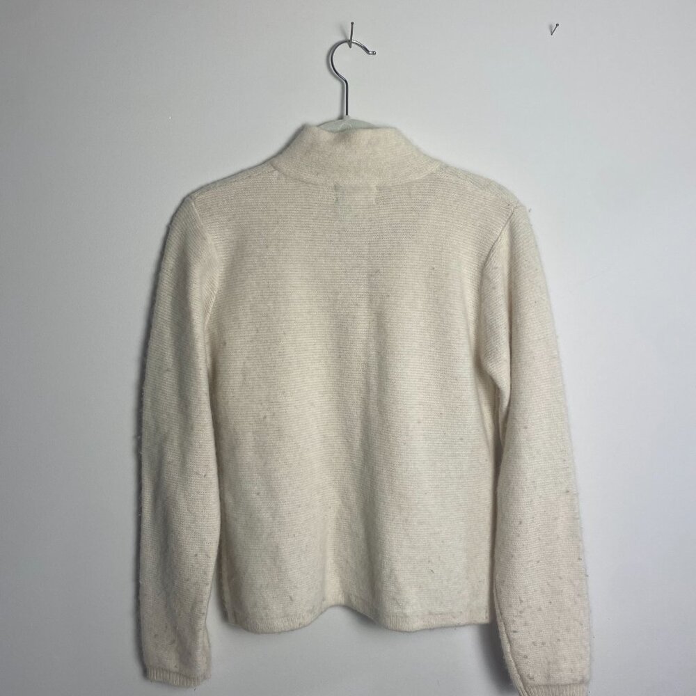 Marker Lambs Wool Pullover Button Ski Sweater Moc… - image 2